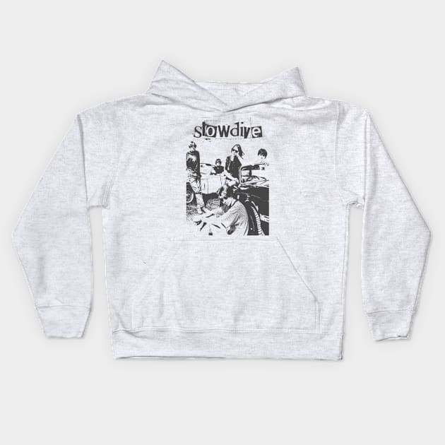 slowdive vintage Kids Hoodie by The Wrestling Brethren 